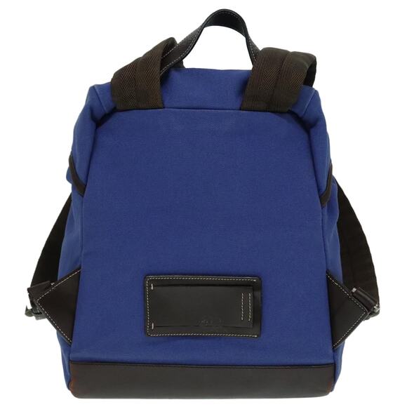 PRADA Backpack Canvas Blue - Picture 2 of 16